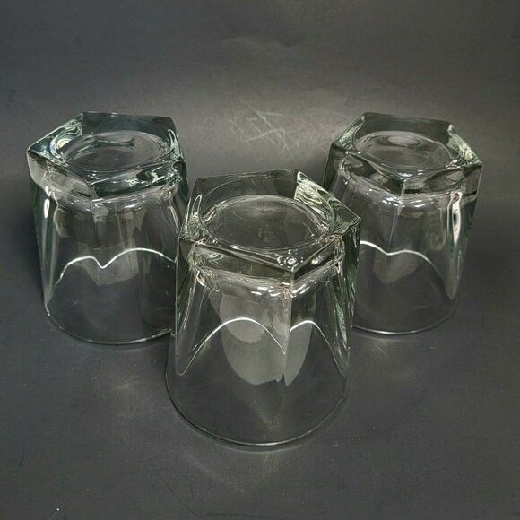 Set of 3 - Double Old Fashioned Rocks Whiskey Scotch Glass 12 Oz  Heavy Base - Picture 3 of 11